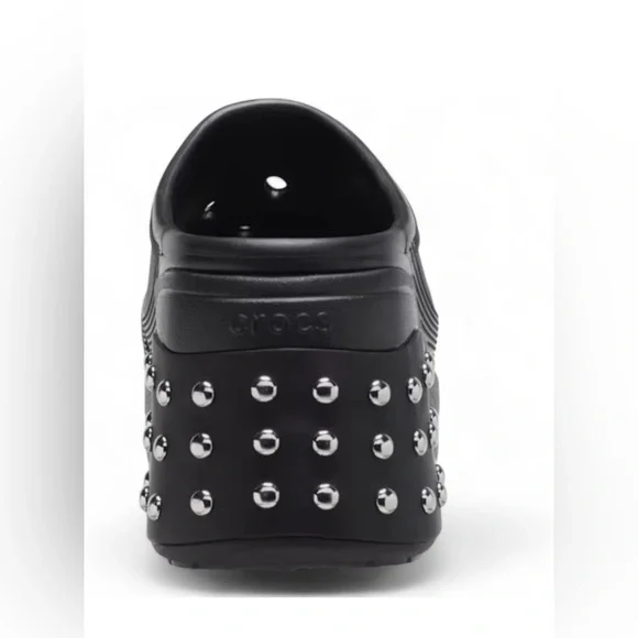 Crocs Unisex Adult Siren Studded Clog – Black – Size M13/W15 – NWT - Picture 3 of 12